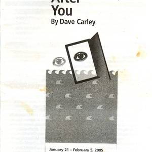 The artwork for the Toronto premiere of 'After You' at the Alumnae Theatre, directed by Jane Carnwath.