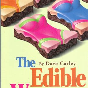 The poster and book cover design for 'The Edible Woman'. Design by Scott Thornley + Company.