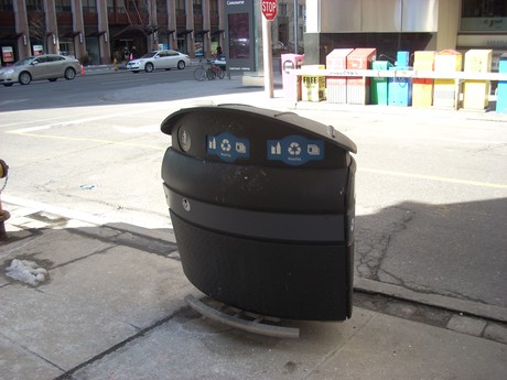 Toronto garbage cans